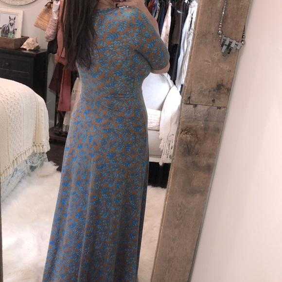 Lularoe small beautiful floral maxi dress - Picture 5 of 7
